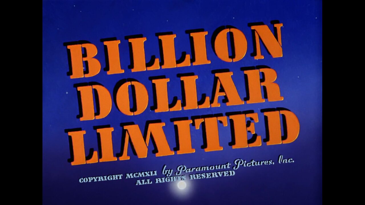 Max Fleischer's Superman - Billion Dollar Limited (1942)