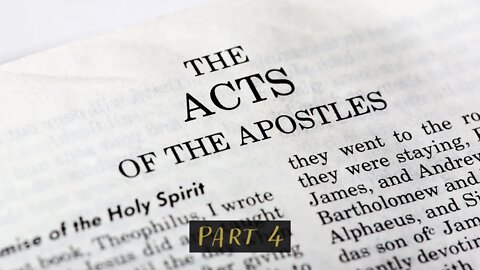 Book of Acts - Part 4 - Stephen's Last Message and Death