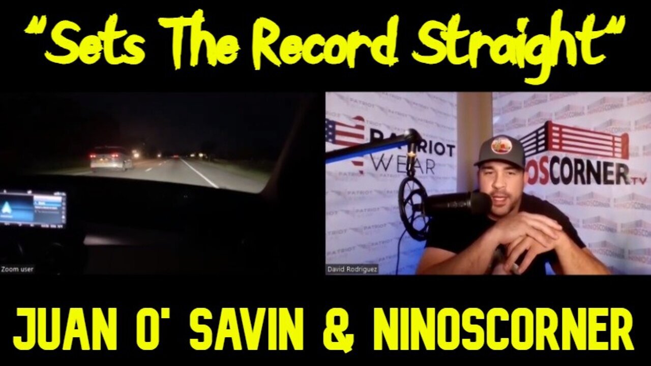 Juan O' Savin & Nino Corner - "Sets The Record Straight"