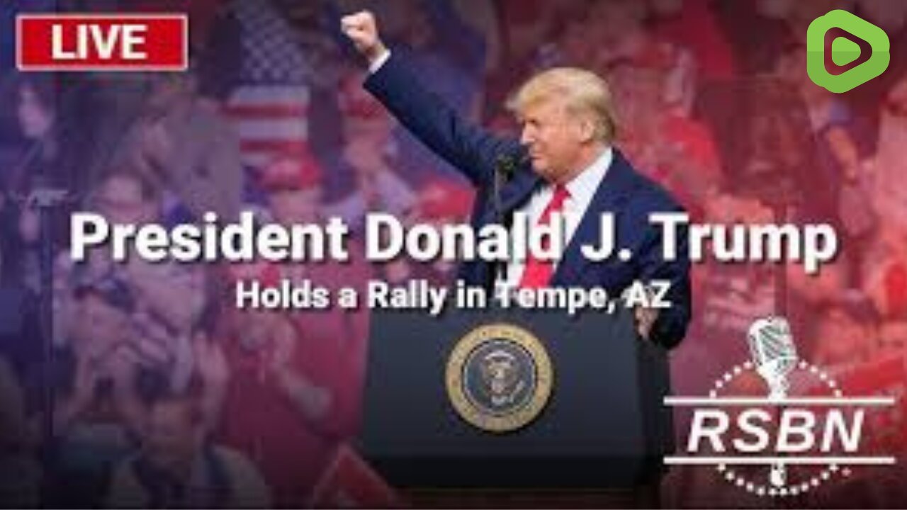 Trump Rally Tempe Arizona LIVE STREAM