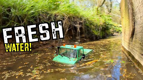 We Went In DEEP with this RC Unimog! (Fresh Spring Water?)