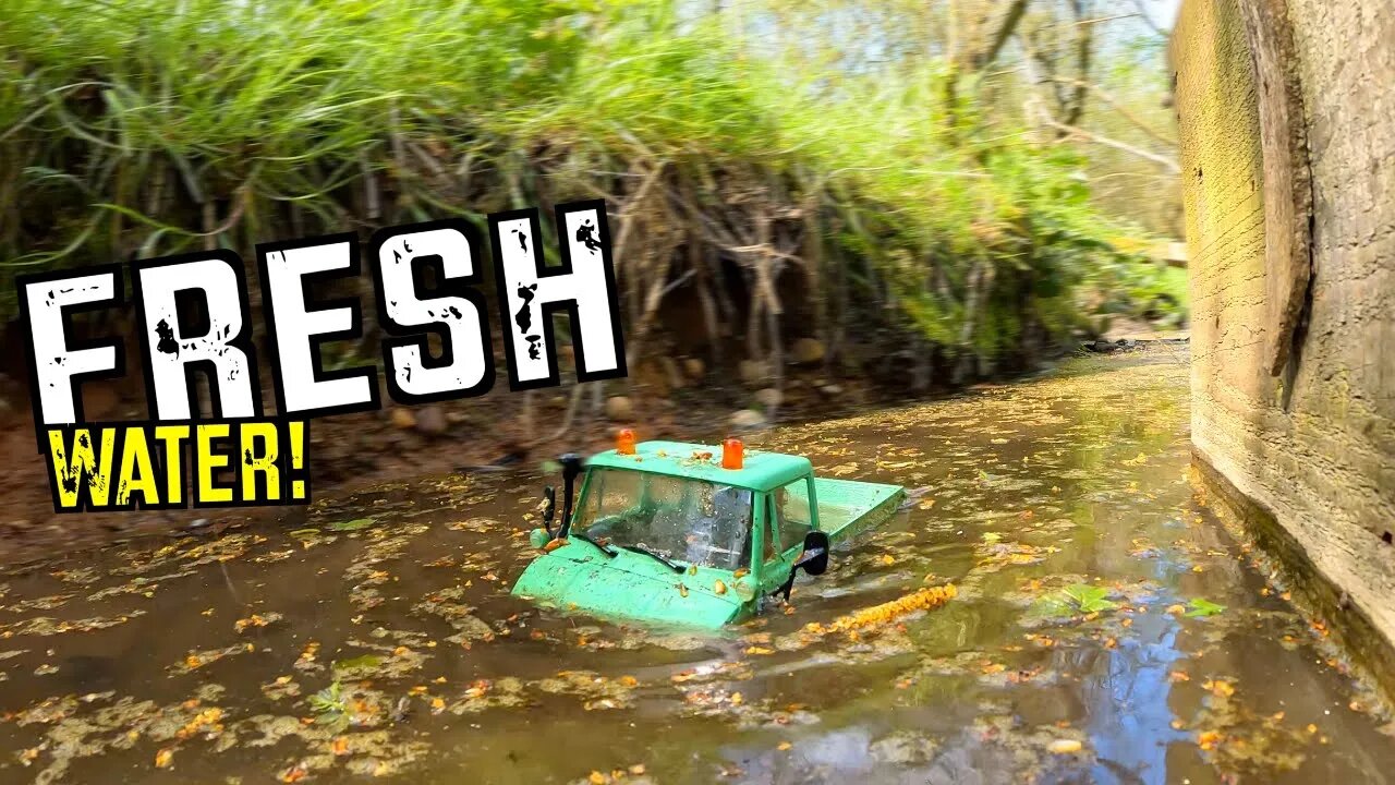 We Went In DEEP with this RC Unimog! (Fresh Spring Water?)