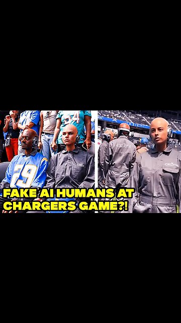 Realistic Ai Robots At NFL Game