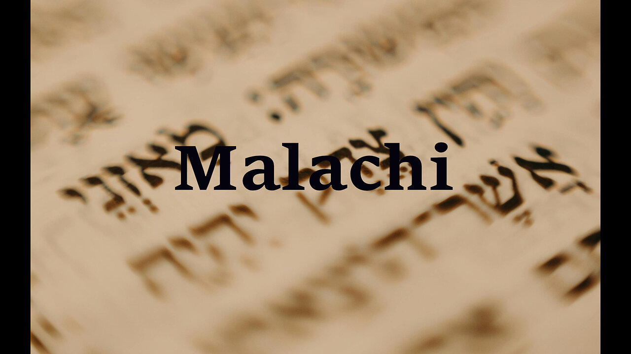 Malachi 2 | A REBUKE UNTO REPENTANCE | 12/4/2024