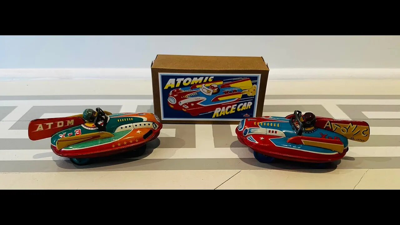 Atom & Atomic Racer 😮 Special 2 for 1 video of rare futuristic space cars !