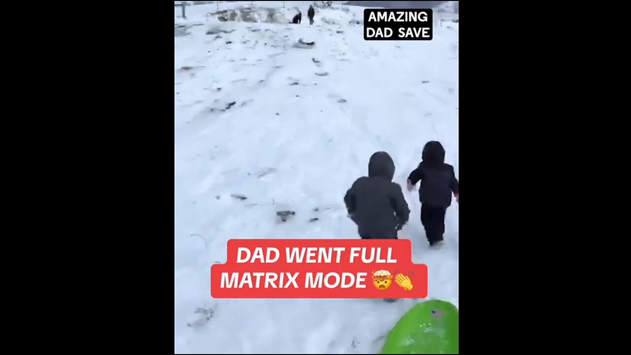 Dad Went Into Full Matrix Mode To Save His Boys