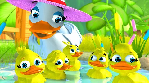 Five Little Ducks | 5 Little Ducks | English Song for Kids by Little Treehouse