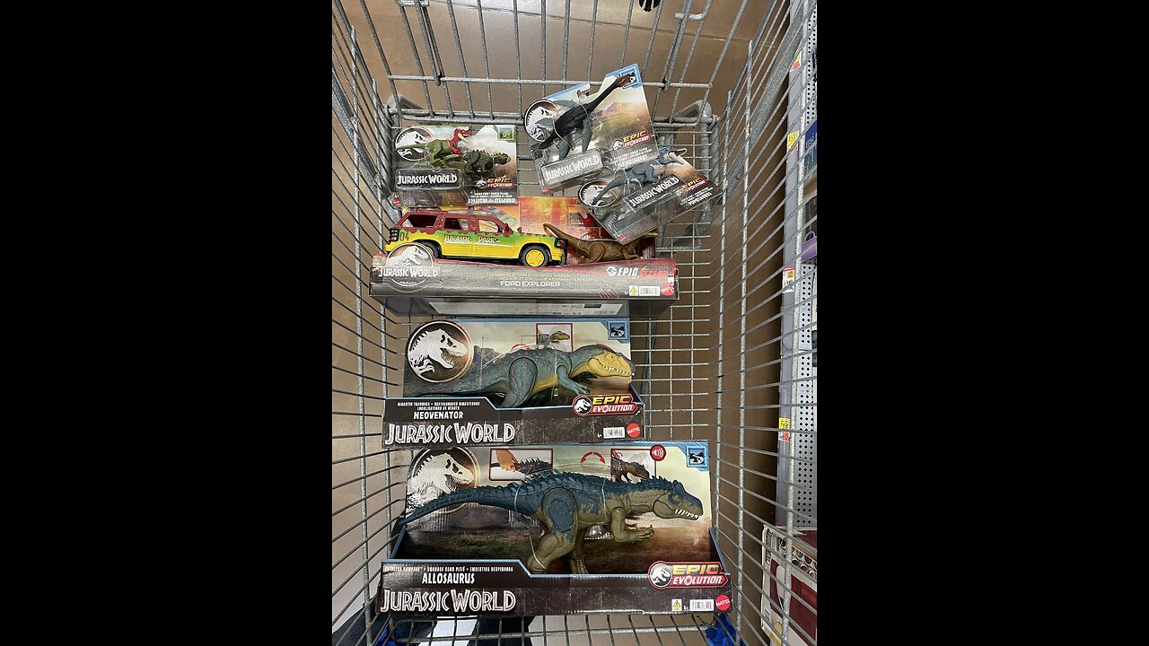 Epic Haul Jurassic World Dominion Epic Evolution #DinosaurToys Dec 2023 Walmart #shorts