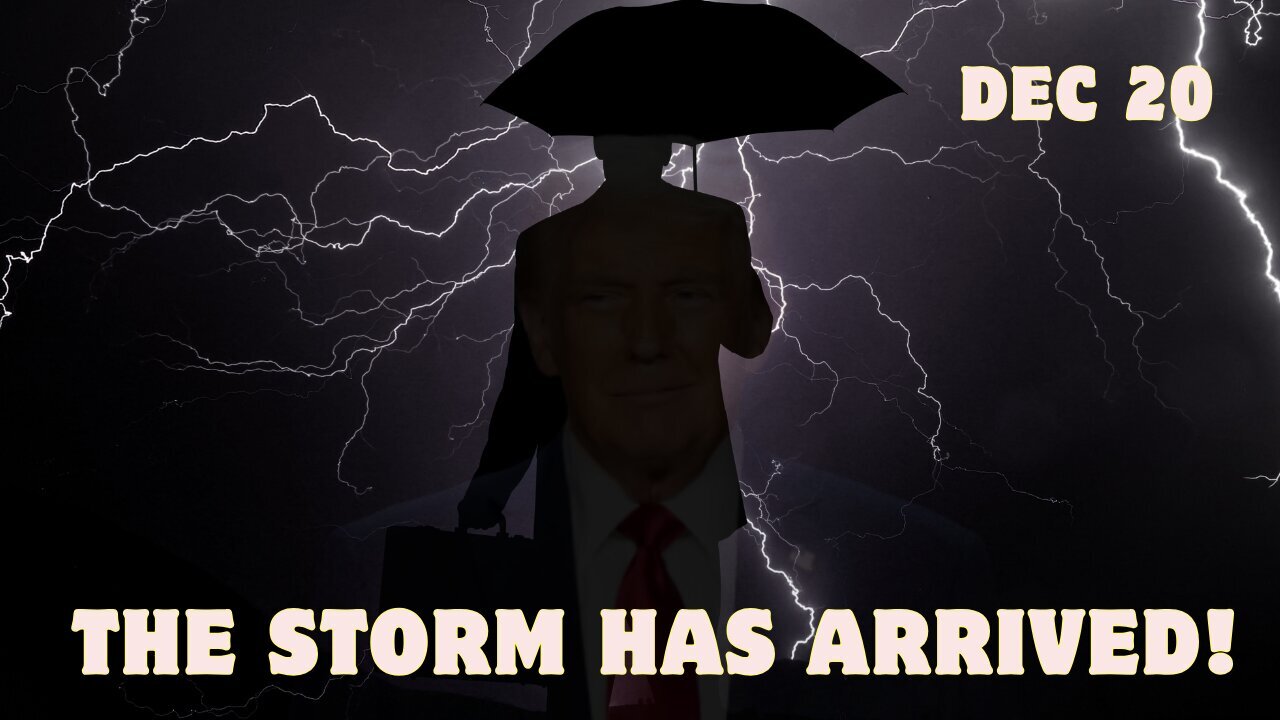 Breaking: The Storm Has Arrived! The Plan Is Underway! Drones Deployed For Major Security! Dec 20