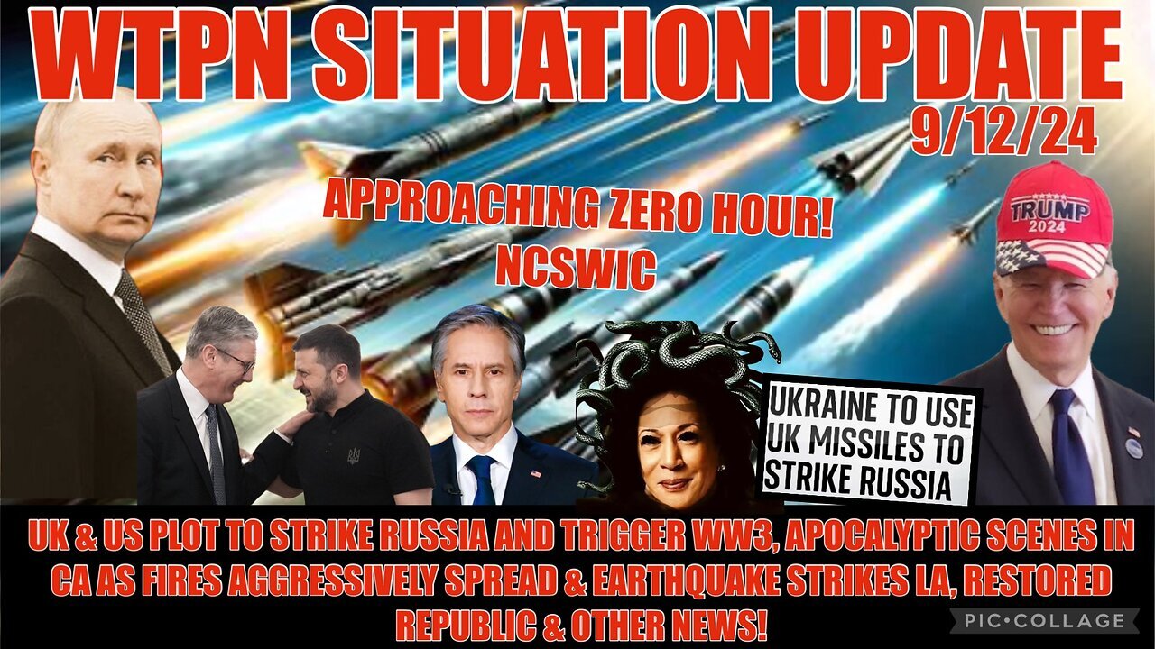 Situation Update 9/12/24: the Global Military Alliance & the Military Worldwide!