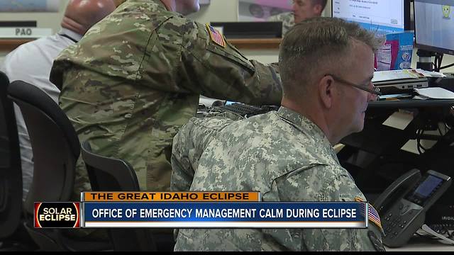 Idaho Office of Emergency Management calm for eclipse