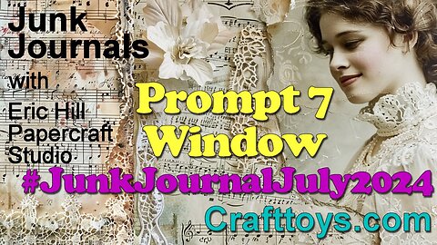 How to Make A Junk Journal Faux Vellum Window Page for Junk Journals