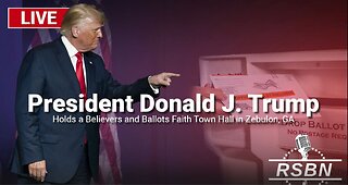 Trump Holds a Believers and Ballots Faith Town Hall in Zebulon, GA - 10.23.24