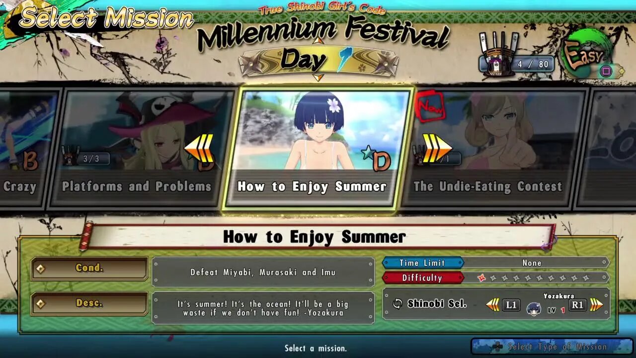 Senran Kagura Estival Versus Story Day 1 The Festival Begins