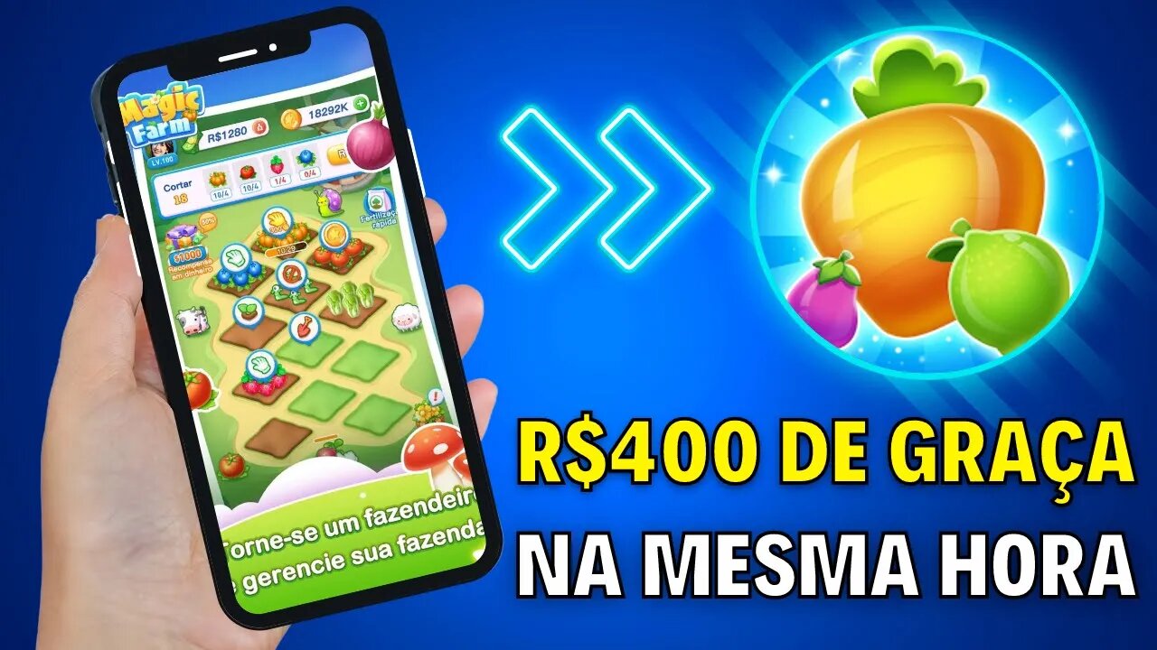 [R$400 DE GRAÇA] JOGO que GANHA DINHEIRO DE VERDADE e Já Pode Sacar NA HORA via PIX e PAGBANK