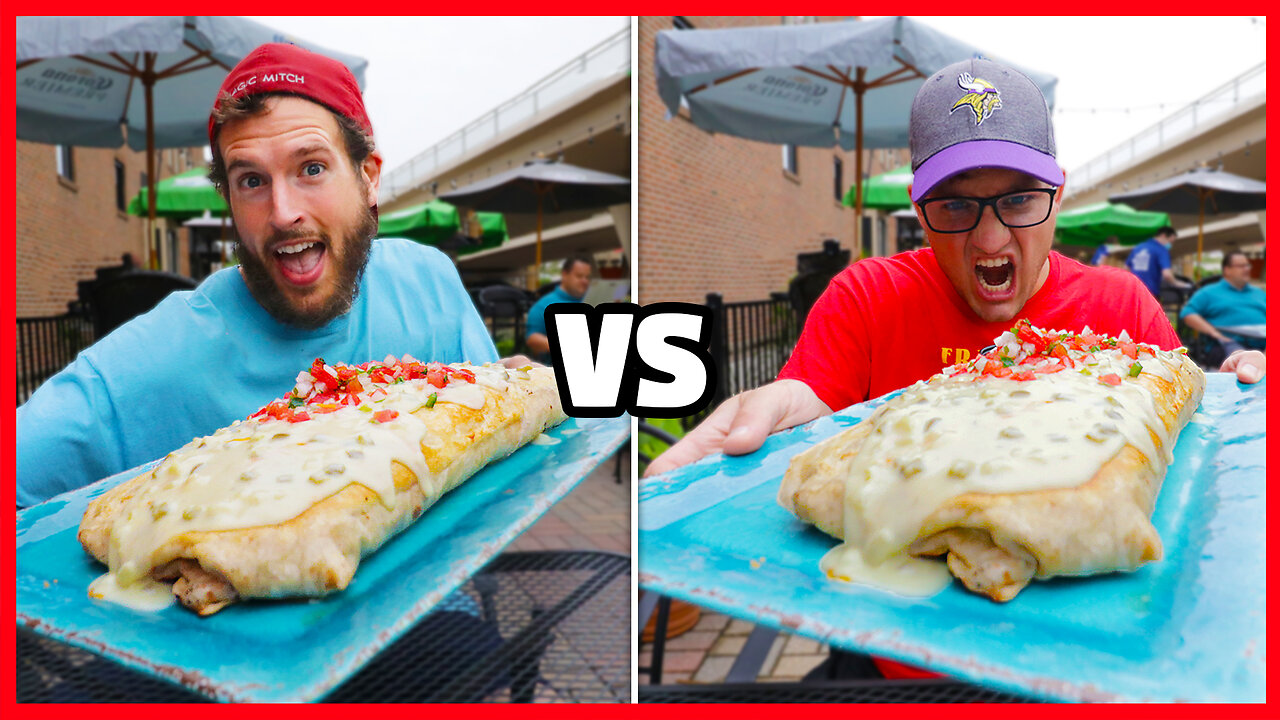 Who Will Win? Mega Mexican Burrito Challenge (Eating Competition)