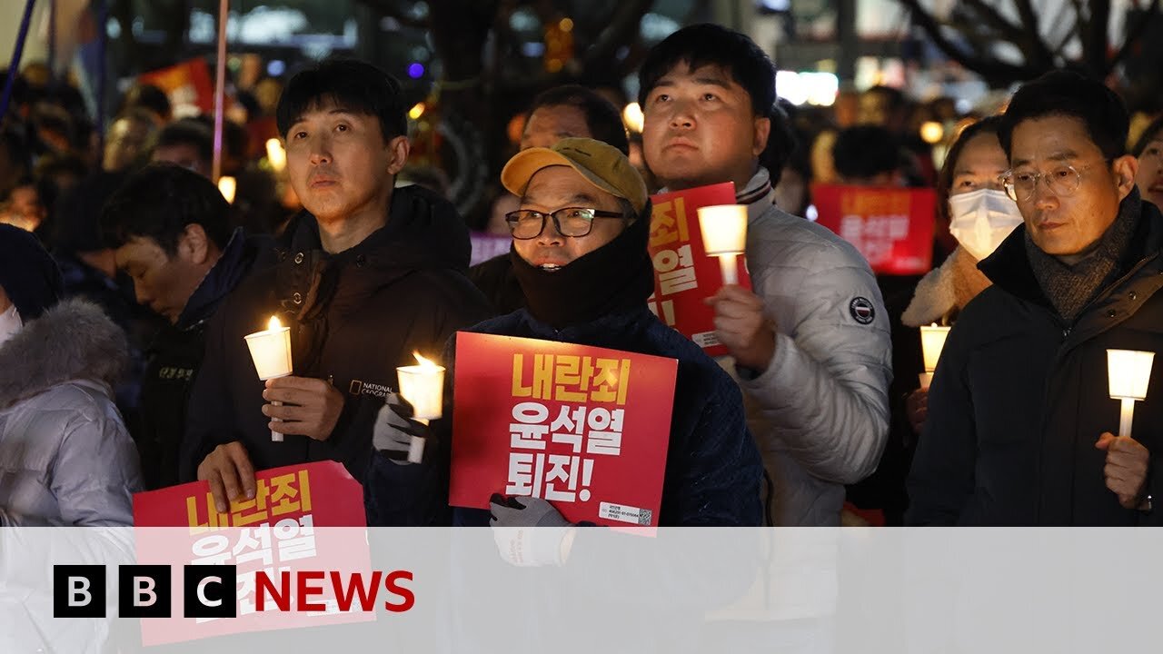 Calls for South Korea's President Yoon to resign | BBC News