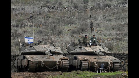 Israeli army video shows troops in the Golan Heights and heavy machinery working in the area
