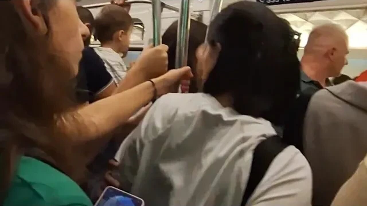 Tbilisi Rush Hour POV [VERY CROWDED] (bus, metro, etc)