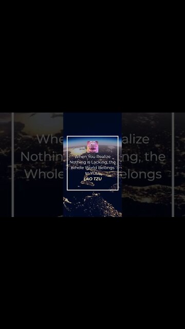 Zen Saying - When You Realize Nothing is Lacking, THE Whole World Belong to You #shorts #zen