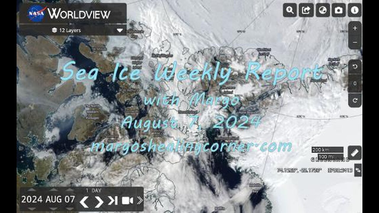 Sea Ice Weekly Report with Margo (Aug. 7, 2024)