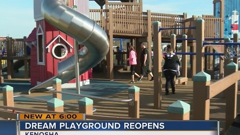 Dream Playground in Kenosha officially reopens