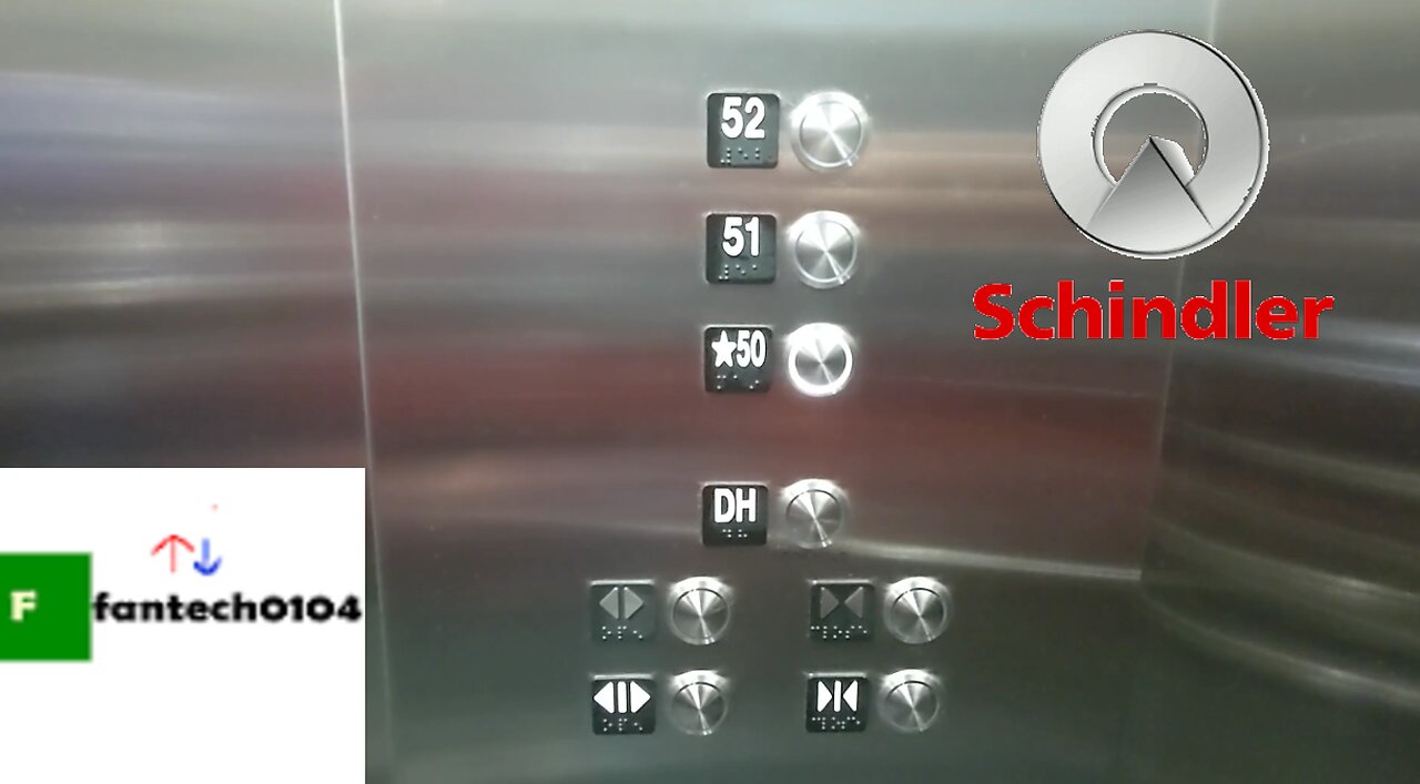 Schindler 5500 Traction Elevator @ View Boston - Prudential Center - Boston, Massachusetts