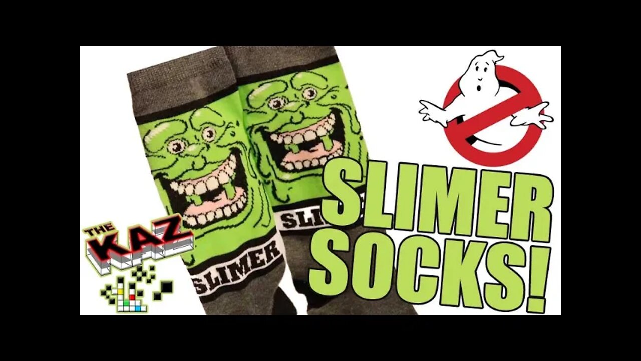 Ghostbusters Slimer Socks