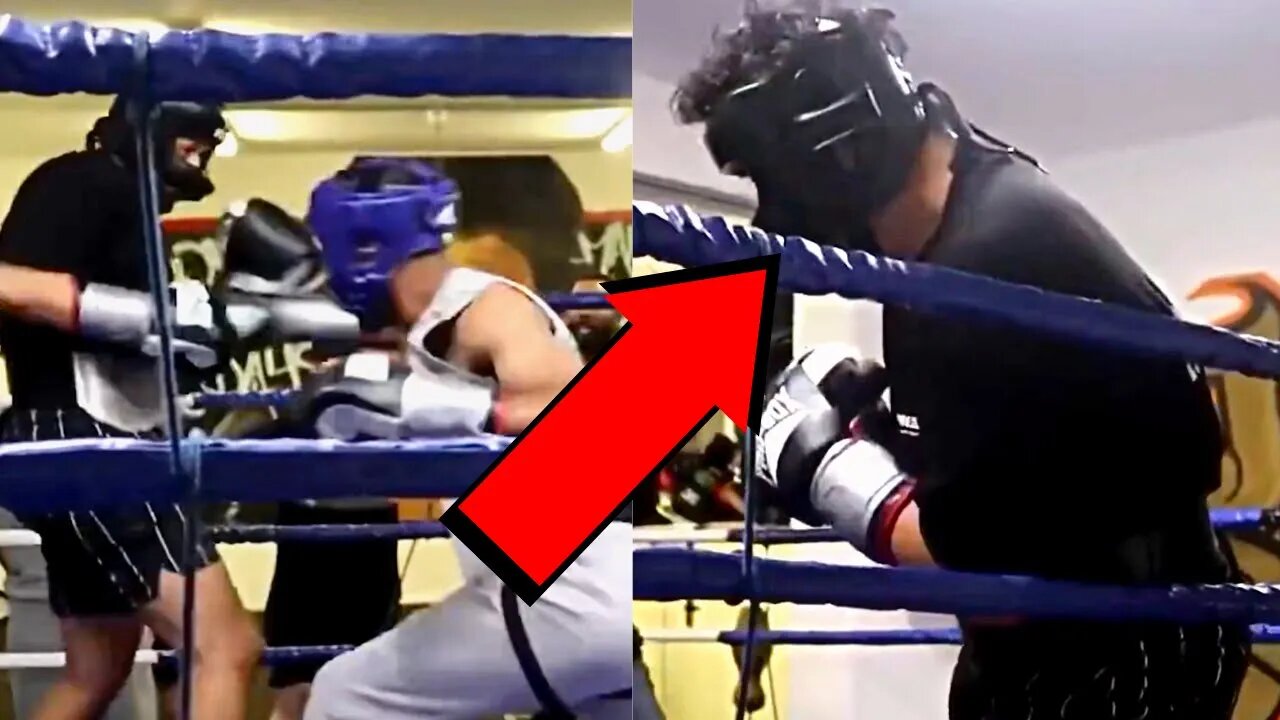 SALT PAPI SHOWS OFF NEW BOXING SKILL IN SPARRING FOOTAGE