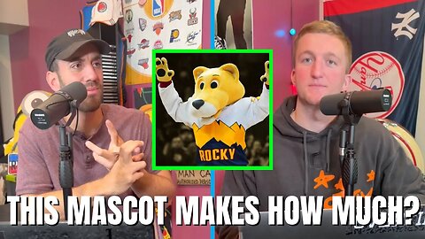 THE NUGGETS MASCOT MAKES BANK!