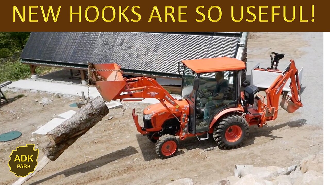 HOOKS for the TRACTOR Buckets!