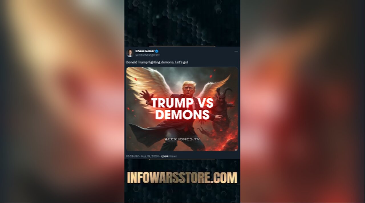 TRUMP VS DEMONS - INFOWARS on X