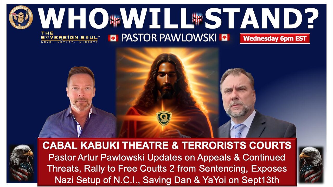 Pastor Pawlowski “Defeat The Nazi’s” FREE COUTTS 2, Nat’l Citizens Inquiry Hoax! Cabal Courts & More