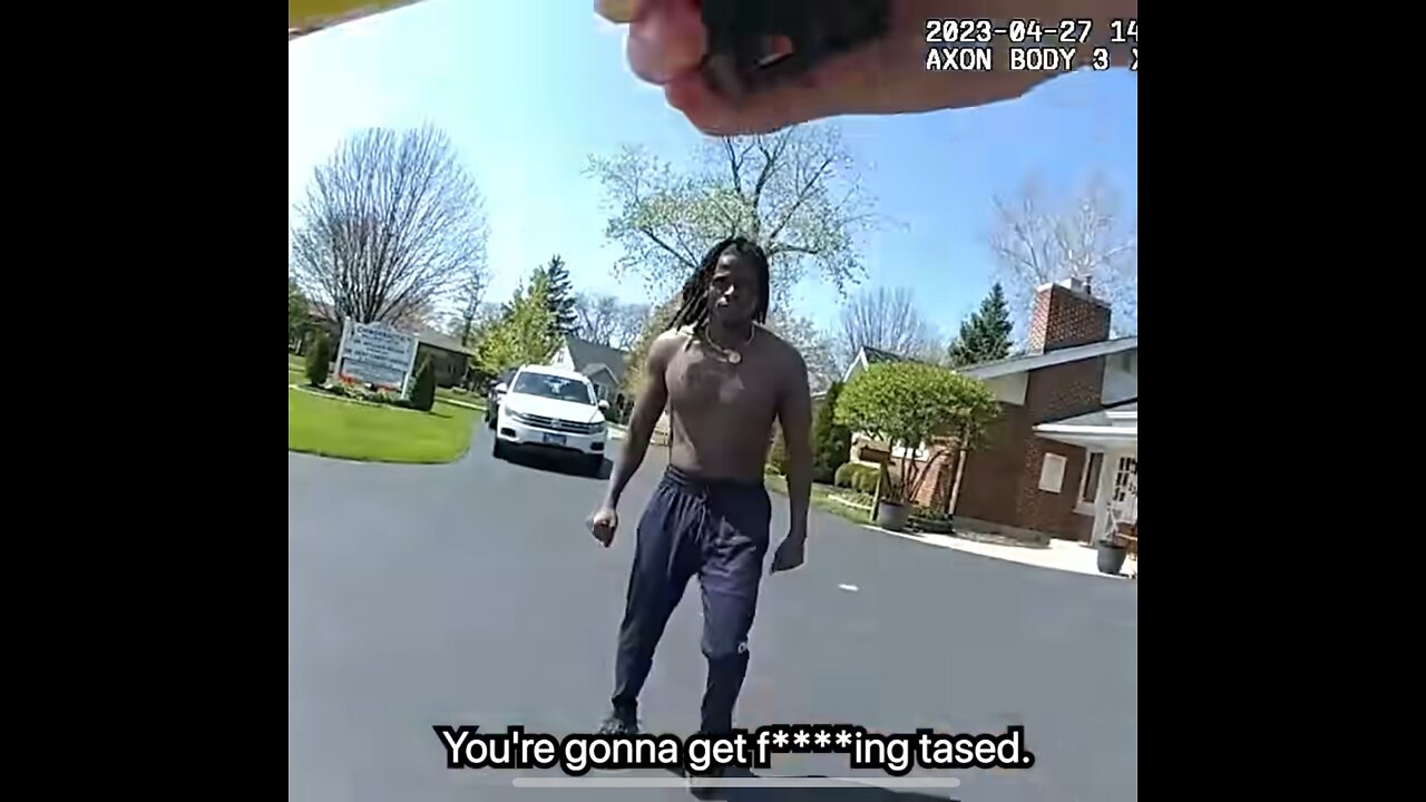 Shirtless Black Fellow Tased By Police For No Reason Whatsoever