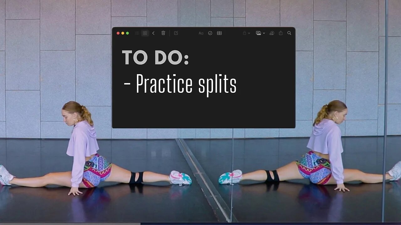 How to do the Splits for (inflexible) Beginners | Tutorial