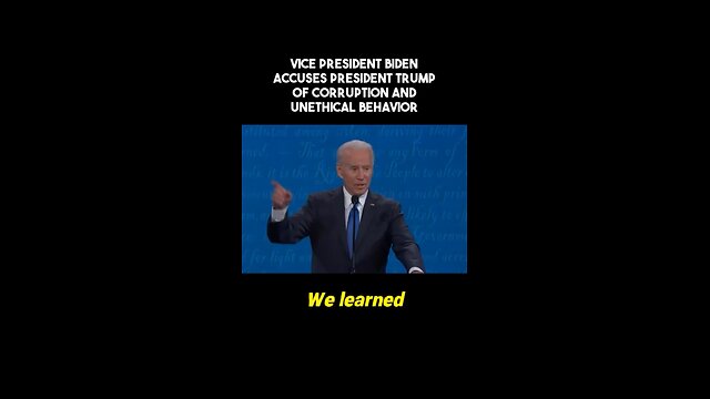 Uncovering Allegations: Joe Biden Accuses Donald Trump