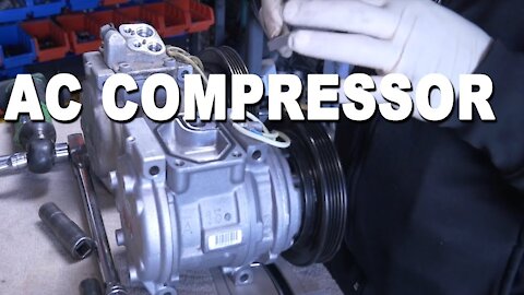 How to replace an AC Compressor - 1991 Acura NSX