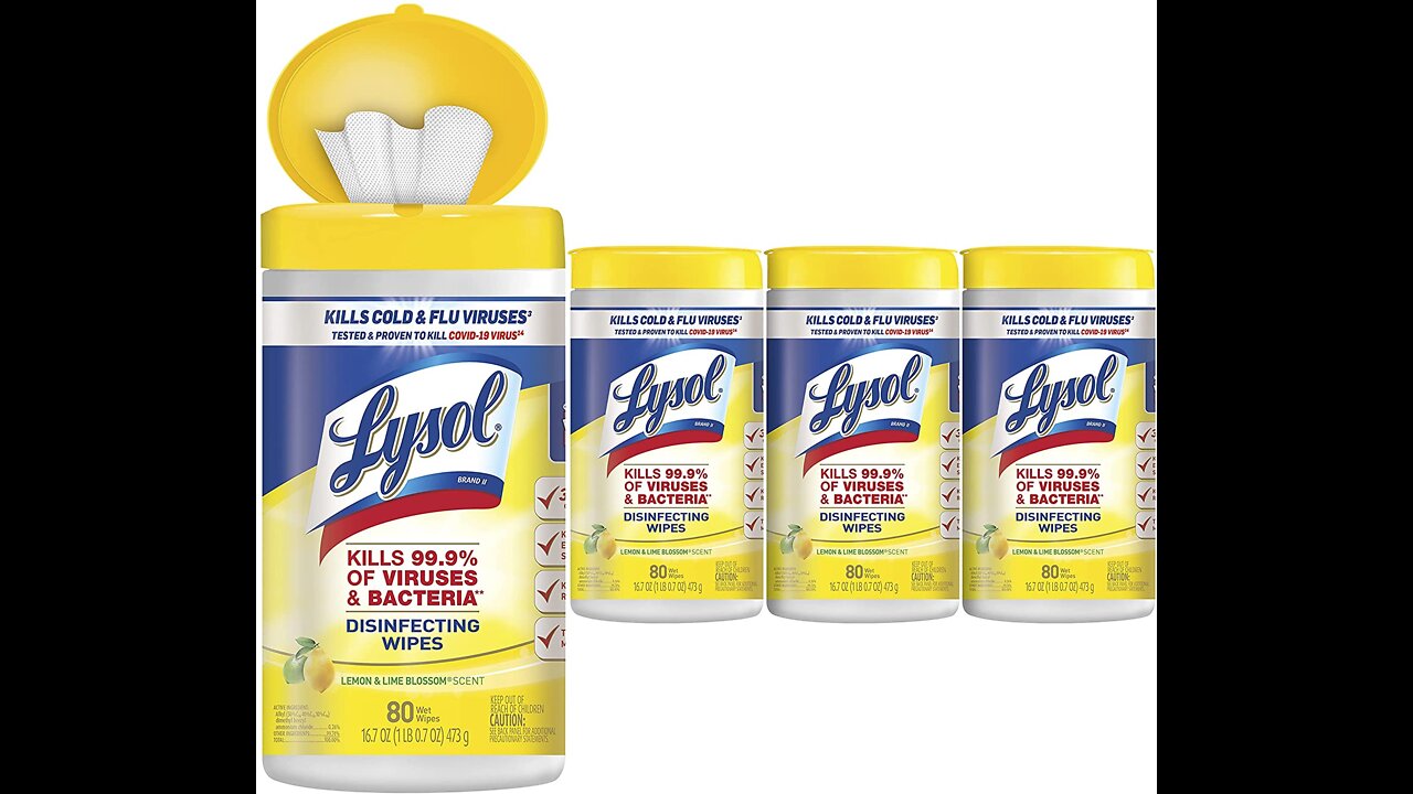 Lysol Disinfectant WipesMultSurface #AntibacterialCleaning #WipesDisinfecting #CleaningLemon#Blossom