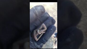 civilwar sack buckle #relics #coins #buttons #civilwar #metaldetecting #silver #trending