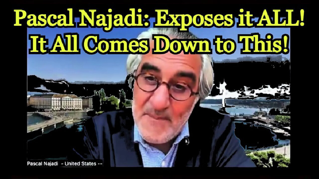 Pascal Najadi Exposes It ALL - It All Comes Down To This - 7/29/24..