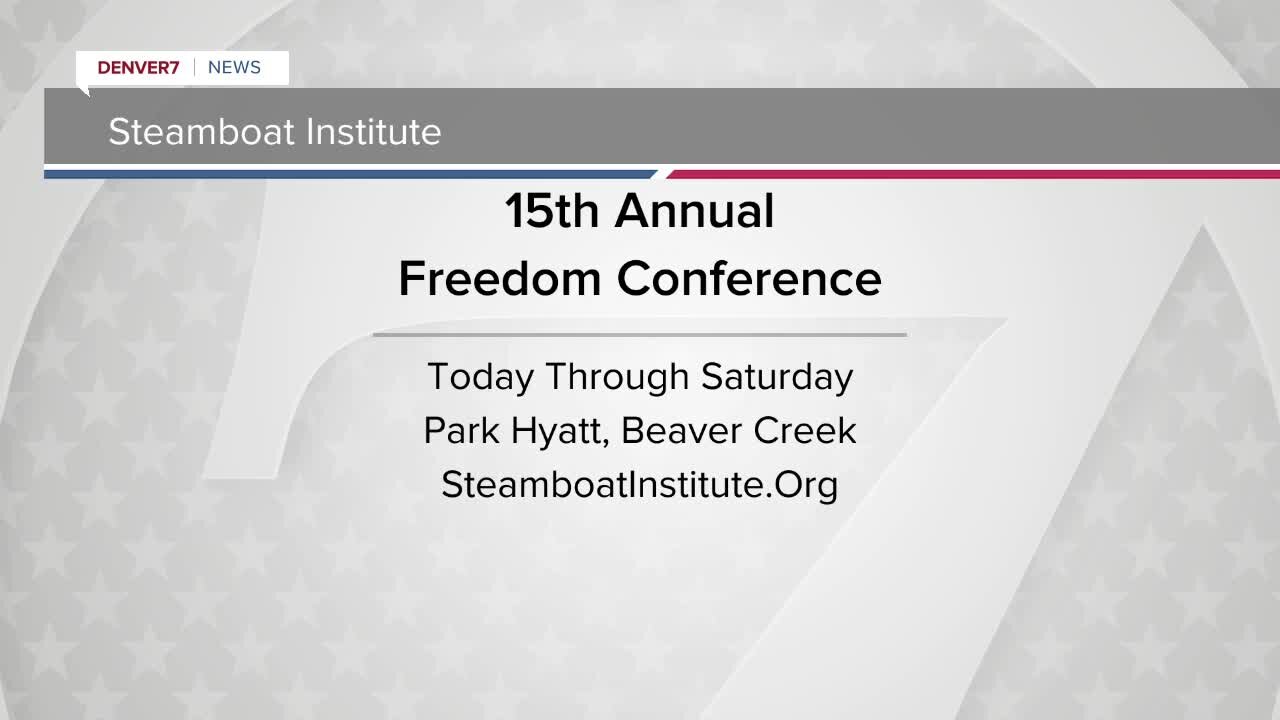 Steamboat Institute's Freedom Conference is this weekend