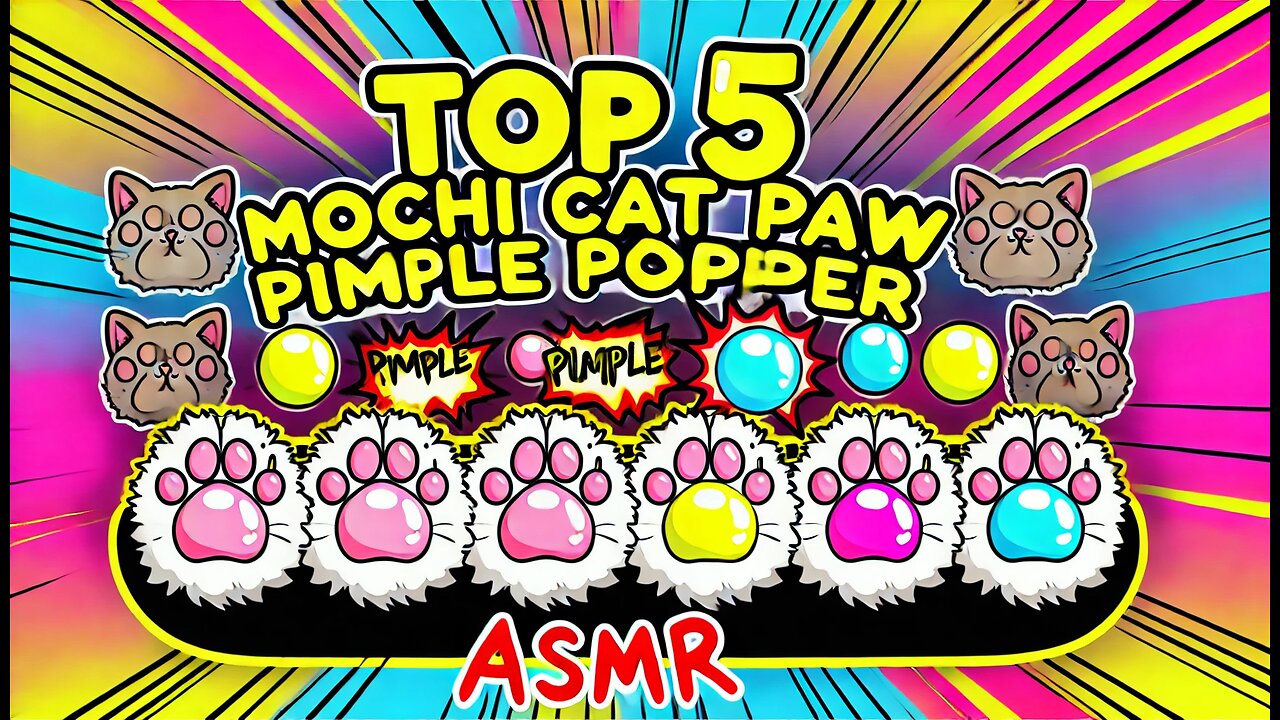 Mochi pimple popping TOP 5 ASMR #visualasmr #satisfying #fyp #oddlysatisfying #pimplepopping