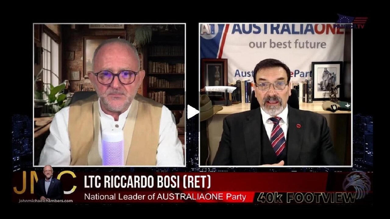 Australian LTC Riccardo Bosi Exposes Deep State Information War: Choose Your Side!