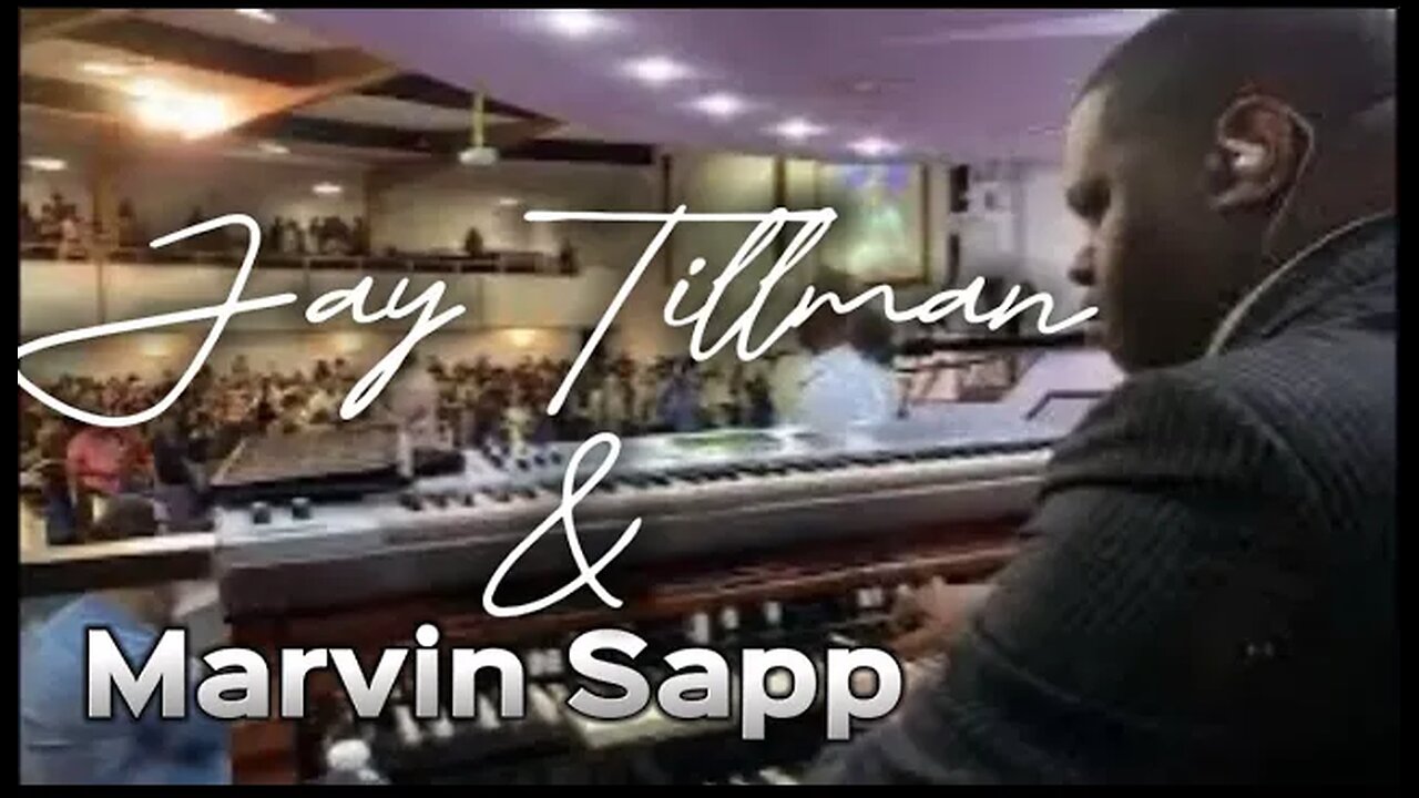 Jay Tillman on organ 🎹🙌🏾🎶🎵 Playing behind Marvin Sapp