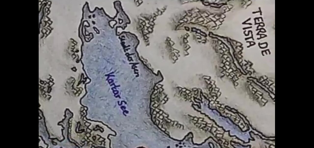 WWII GERMAN THE ICEWALL MAP JUST DISCOVERED