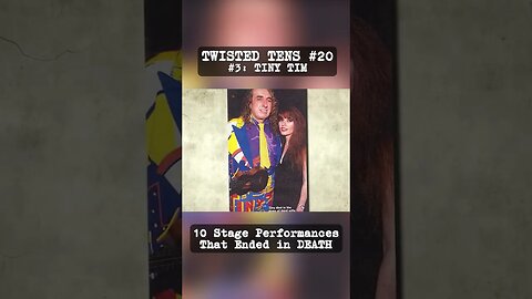 TINY TIM: Stage Performance That Ended in DEATH #3