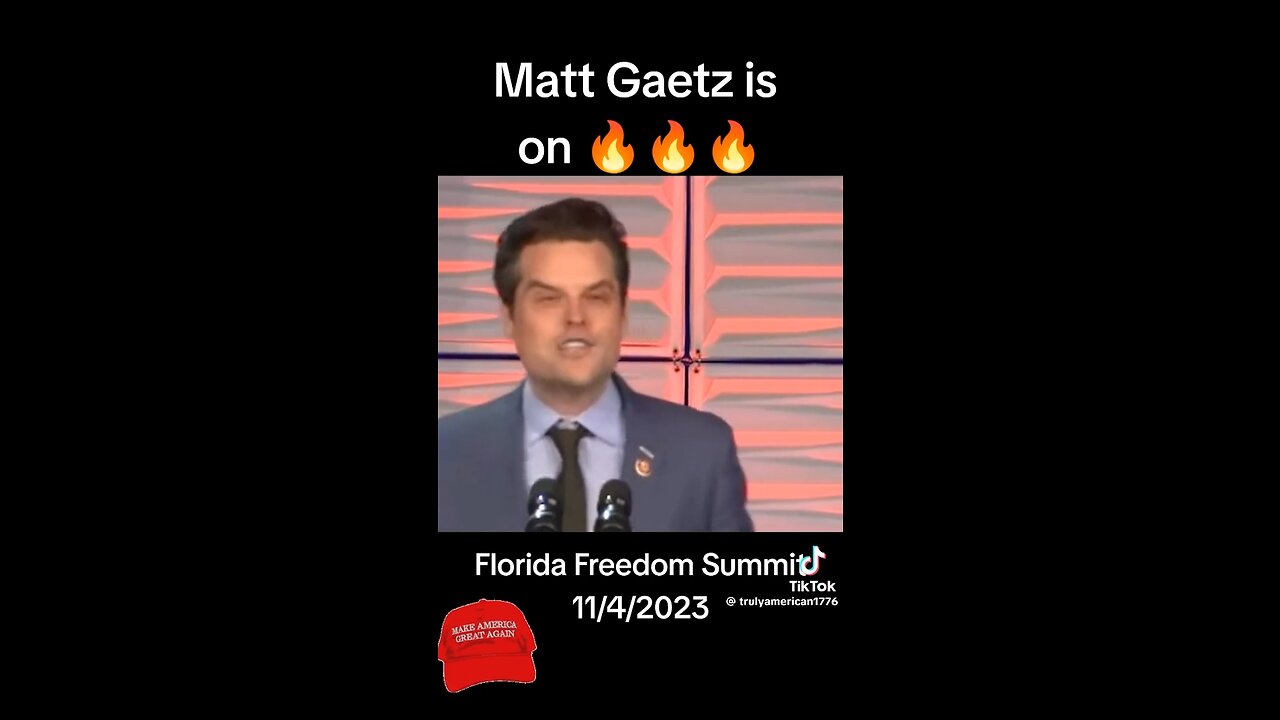 Matt Gaetz Talks About the Deep State and the New Republican Party!