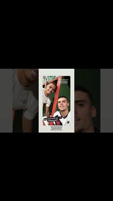 Figueiredo e Gabriel Pec mandam recado para o menino Gui. 🙏