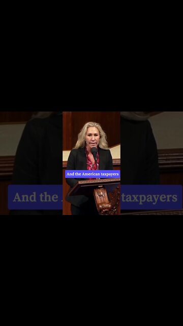 An Audit On Money Sent To Ukraine. She is 100 % correct