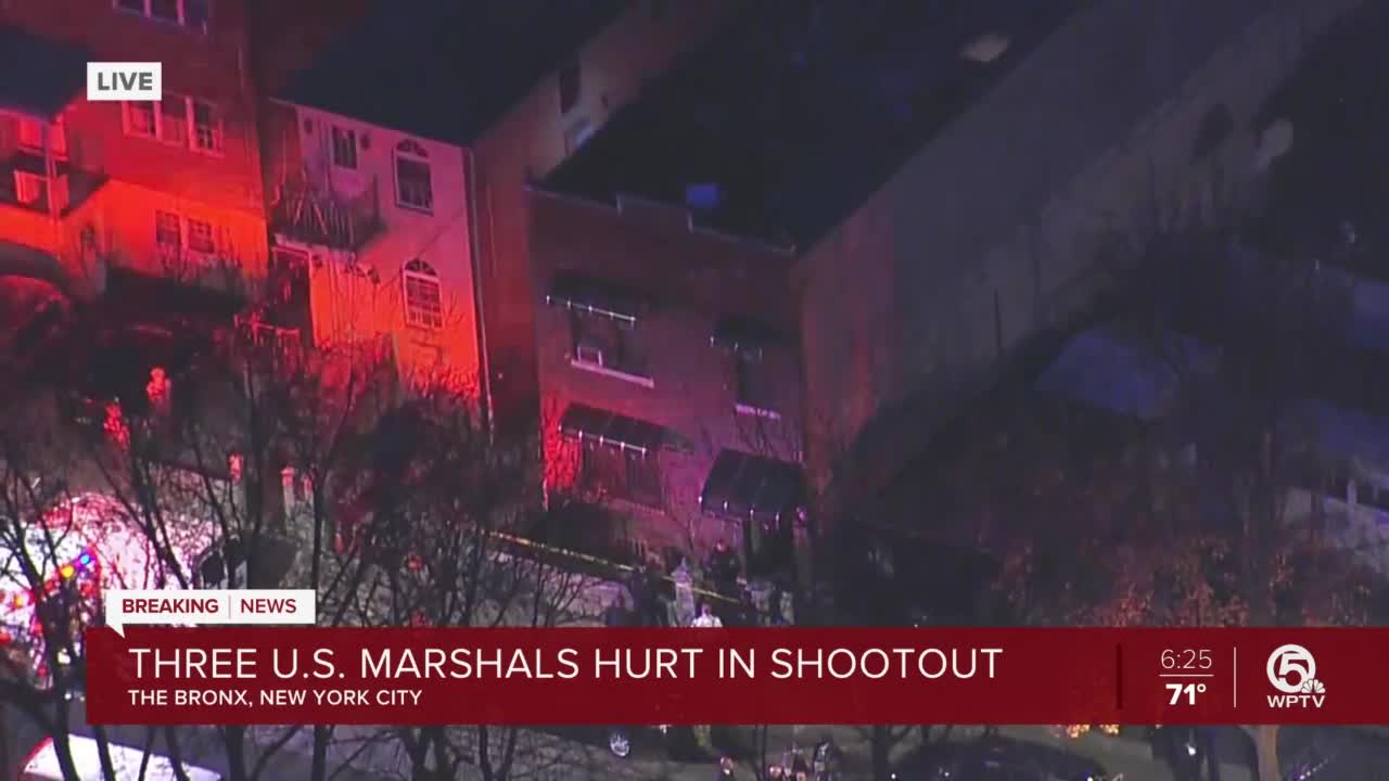 Multiple U.S. Marshals injured in shootout with suspect in New York